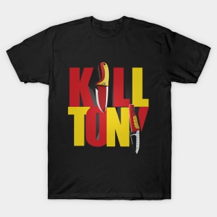 Kill Tony Slick Logo Fan Design in Yellow & Red T-Shirt